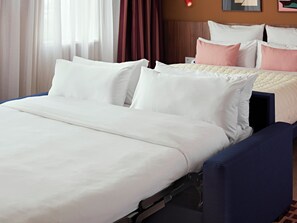 Estúdio luxo | 1 quarto, roupas de cama premium, frigobar, cofres nos quartos
