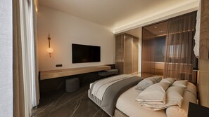 1 bilik tidur, cadar kapas Mesir, peralatan tempat tidur premium 