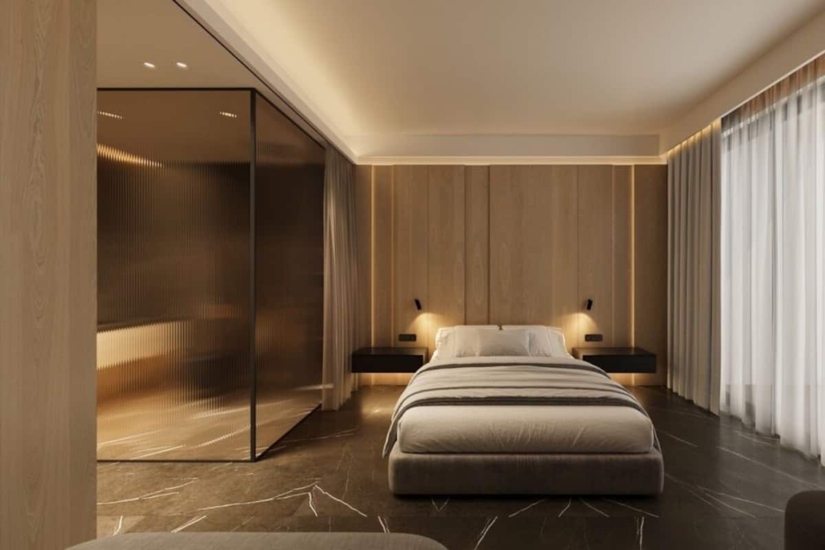 1 slaapkamer, lakens van Egyptisch katoen, luxe beddengoed