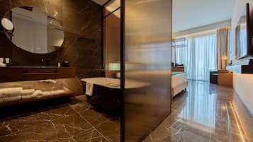 Cabana Suite with Private Pool | Biancheria in cotone egiziano, biancheria da letto di alta qualità