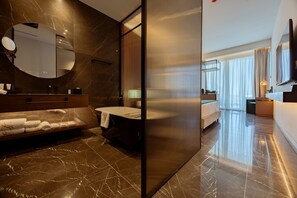 Cabana Suite with Private Pool | Egyptian cotton sheets, premium bedding, down comforters - Serbellas Boutique Hotel (Kissonerga)