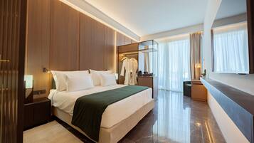 Cabana Suite with Private Pool | Biancheria in cotone egiziano, biancheria da letto di alta qualità