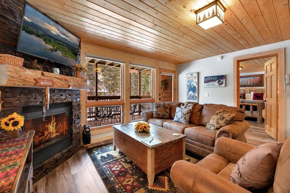 Apartment, 1 King-Bett und Schlafsofa (Apartment) | Wohnbereich