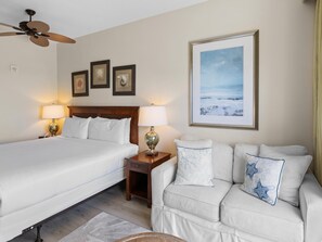 1 bedroom, internet, bed sheets