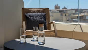 Comfort Double or Twin Room, Balcony, City View | In-room safe, desk, laptop workspace, soundproofing