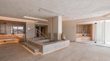 Behandlungsräume für Paare, Sauna, Whirlpool, Dampfbad