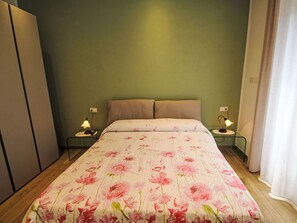 1 chambre, fer et planche à repasser