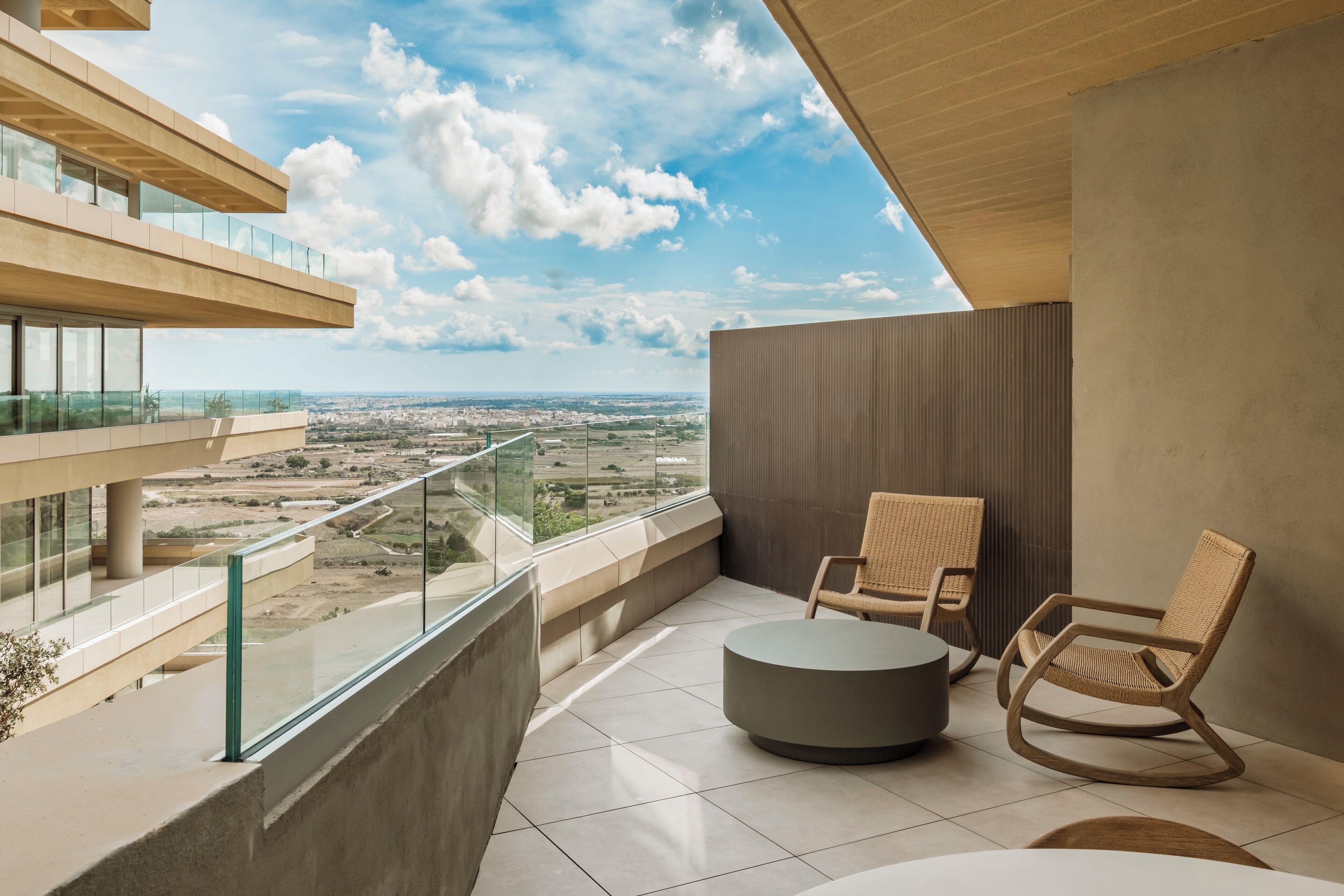 Appartement, 2 chambres, balcon, vue vallée