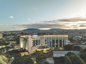 Front of property – evening/night