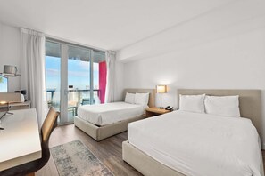 Desk, iron/ironing board, WiFi, bed sheets