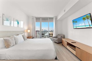 1 bedroom, iron/ironing board, travel crib, WiFi