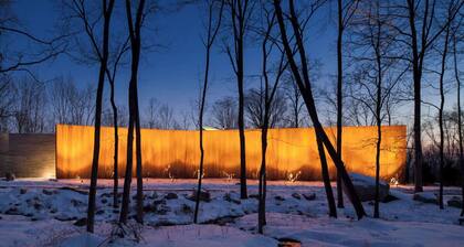 Contemporary 4-BR Catskills Retreat w/ plunge pool