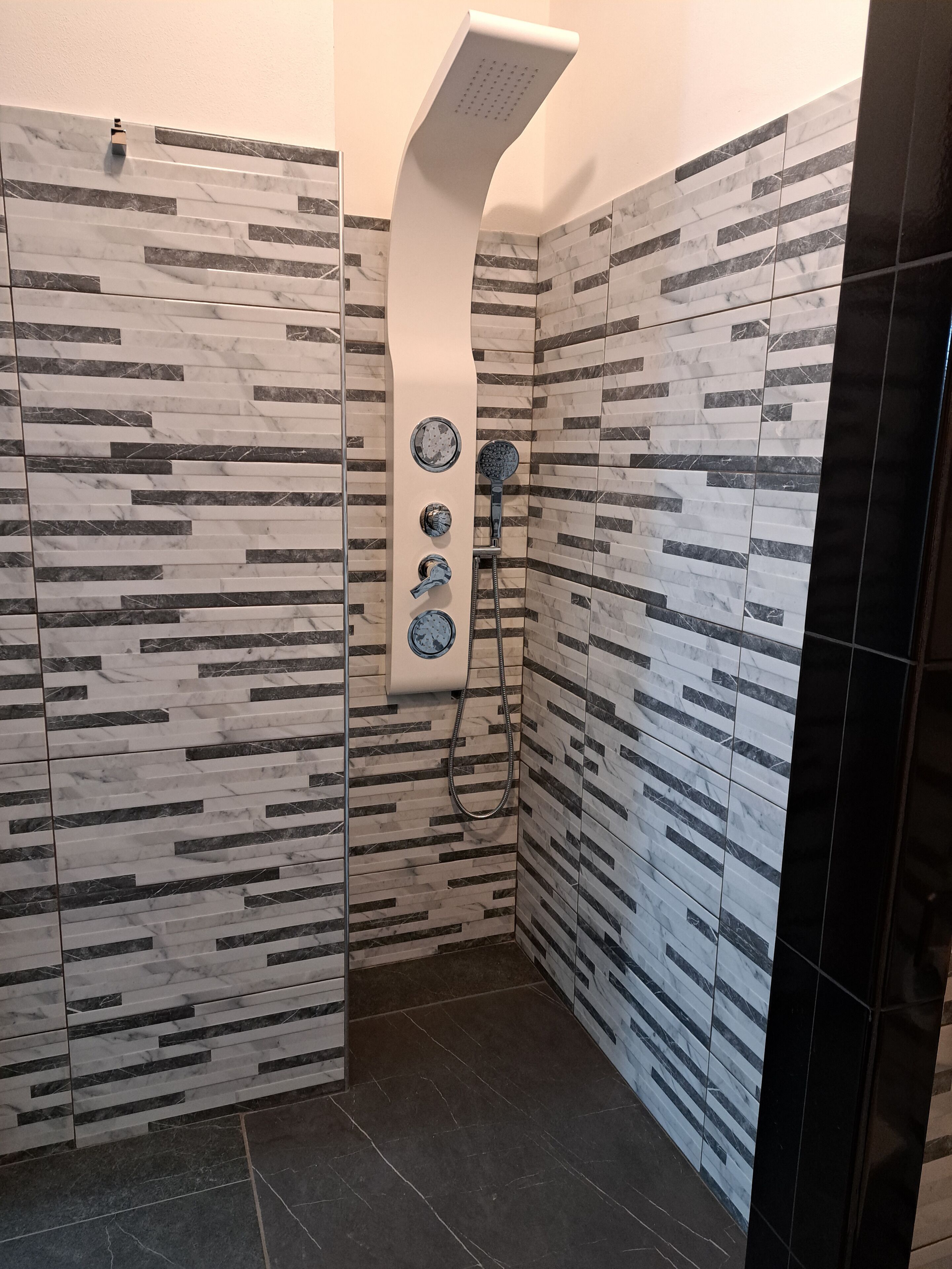 Asciugacapelli, bidet, asciugamani, sapone