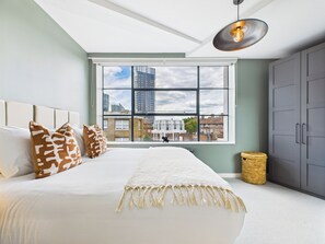 Classic Apartment, 2 Bedrooms, City View | Individually decorated, individually furnished, desk, laptop workspace - Be London - The Old Street Residences (London)