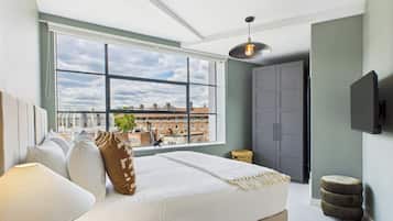 Klassiek appartement, 2 slaapkamers, uitzicht op stad | 2 slaapkamers, individueel gedecoreerd, individueel gemeubileerd