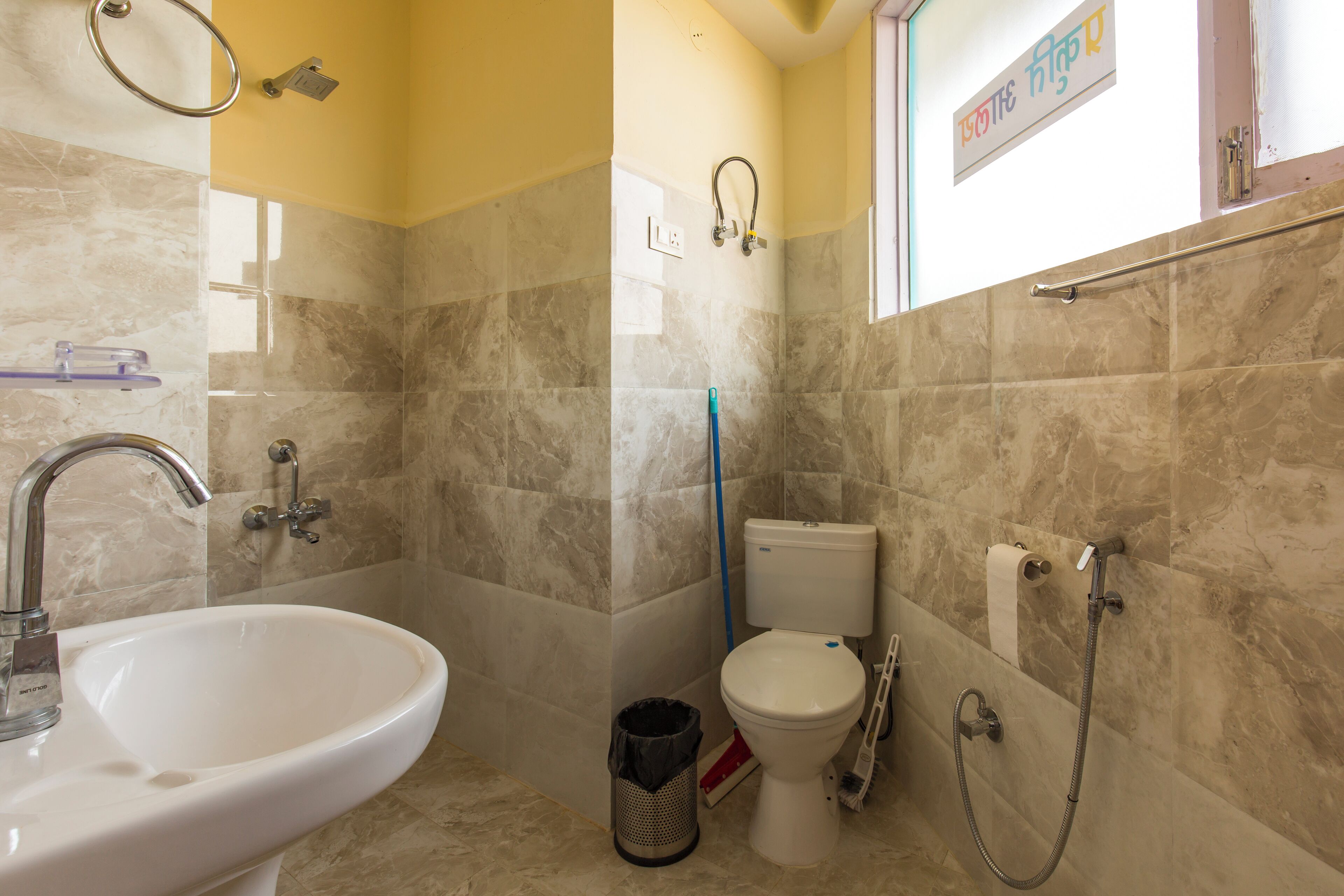 Junior Double Room, Garden View | Bathroom | Shower, soap, shampoo, toilet paper