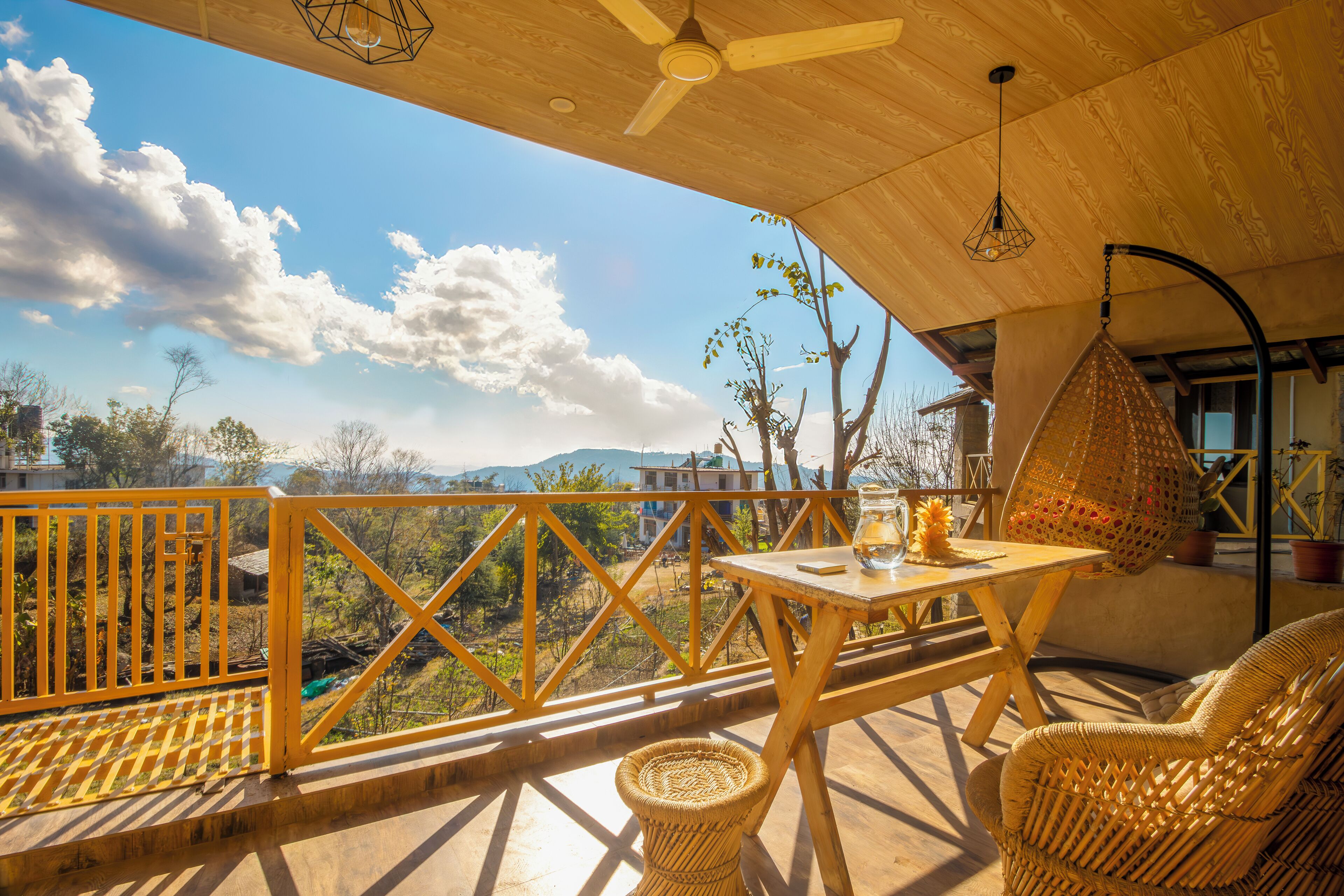 Superior driepersoonskamer, uitzicht op vallei | Gratis wifi