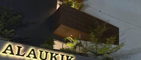 Voorkant van accommodatie