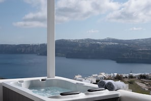 Deluxe Villa, Sea View | Terrace/patio - Zen Villas (Akrotiri)