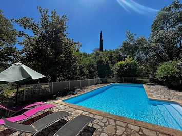 Vue sur piscine