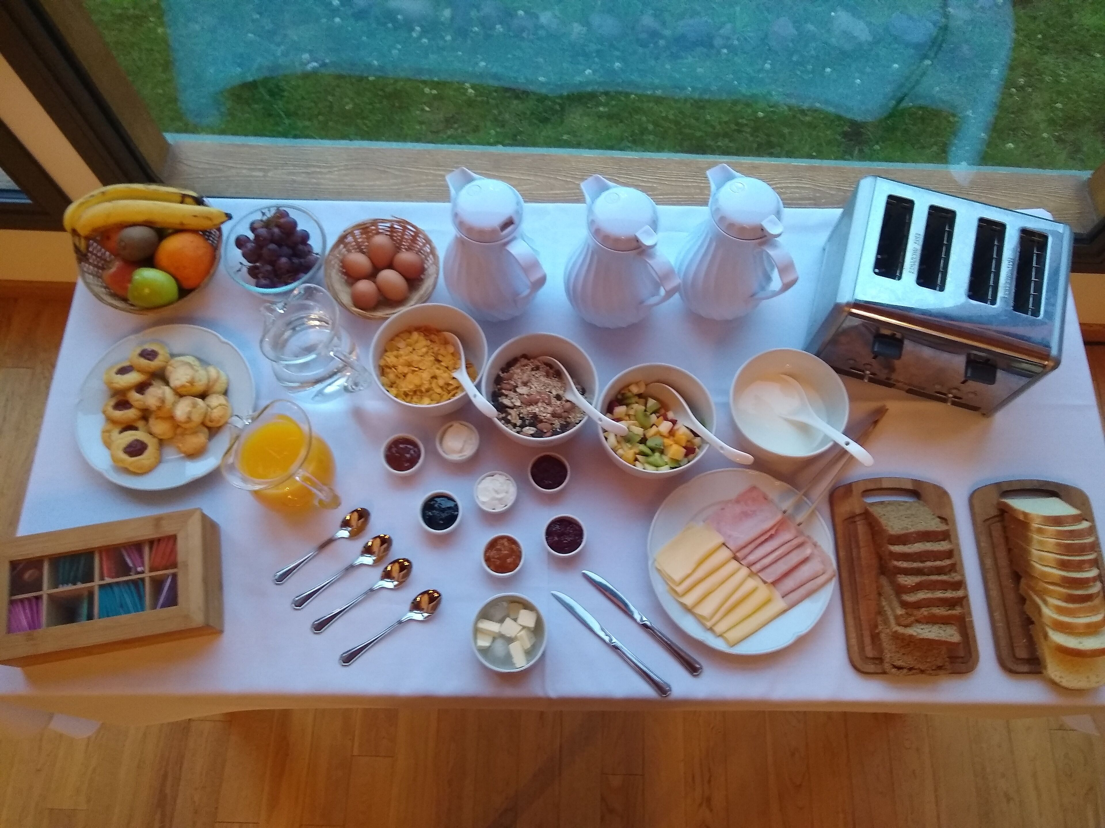 Desayuno continental incluido todos los días 