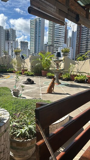 Overnattingsstedets uteområder