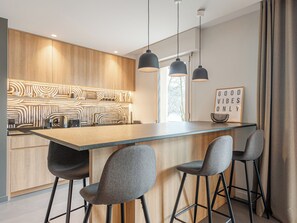 Fridge, microwave, oven, dishwasher - DREAM VIEW  - Appartement de standing près du lac (Annecy)