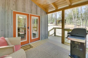 House (1 Bedroom) | Interior - Fish & Hike: Cabin Hideaway w/ Deck in Alabama (Heflin)