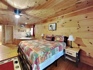 1 slaapkamer, een strijkplank/strijkijzer, internet, beddengoed