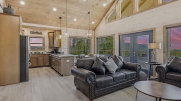 Cabin, 3 Bedrooms | Living area | Smart TV