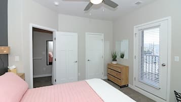 Townhome, 2 Bedrooms | 2 bedrooms, desk, laptop workspace, iron/ironing board