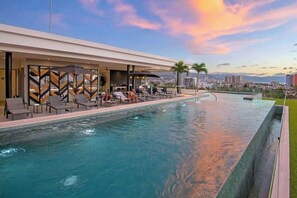 Enjoy amazing sunsets from the pool - Penthouse Rooftop Condo, Pool, BBQ, Amazing Views! (Puerto Vallarta)