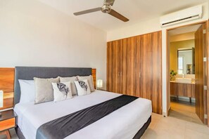 2 bedrooms, iron/ironing board, travel crib, WiFi