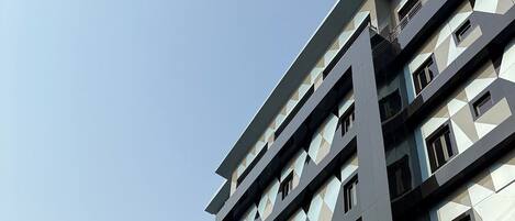 Façade de l’hébergement