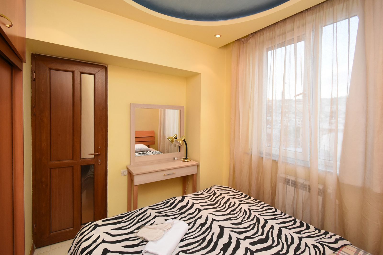 Blackout drapes, iron/ironing board, free WiFi