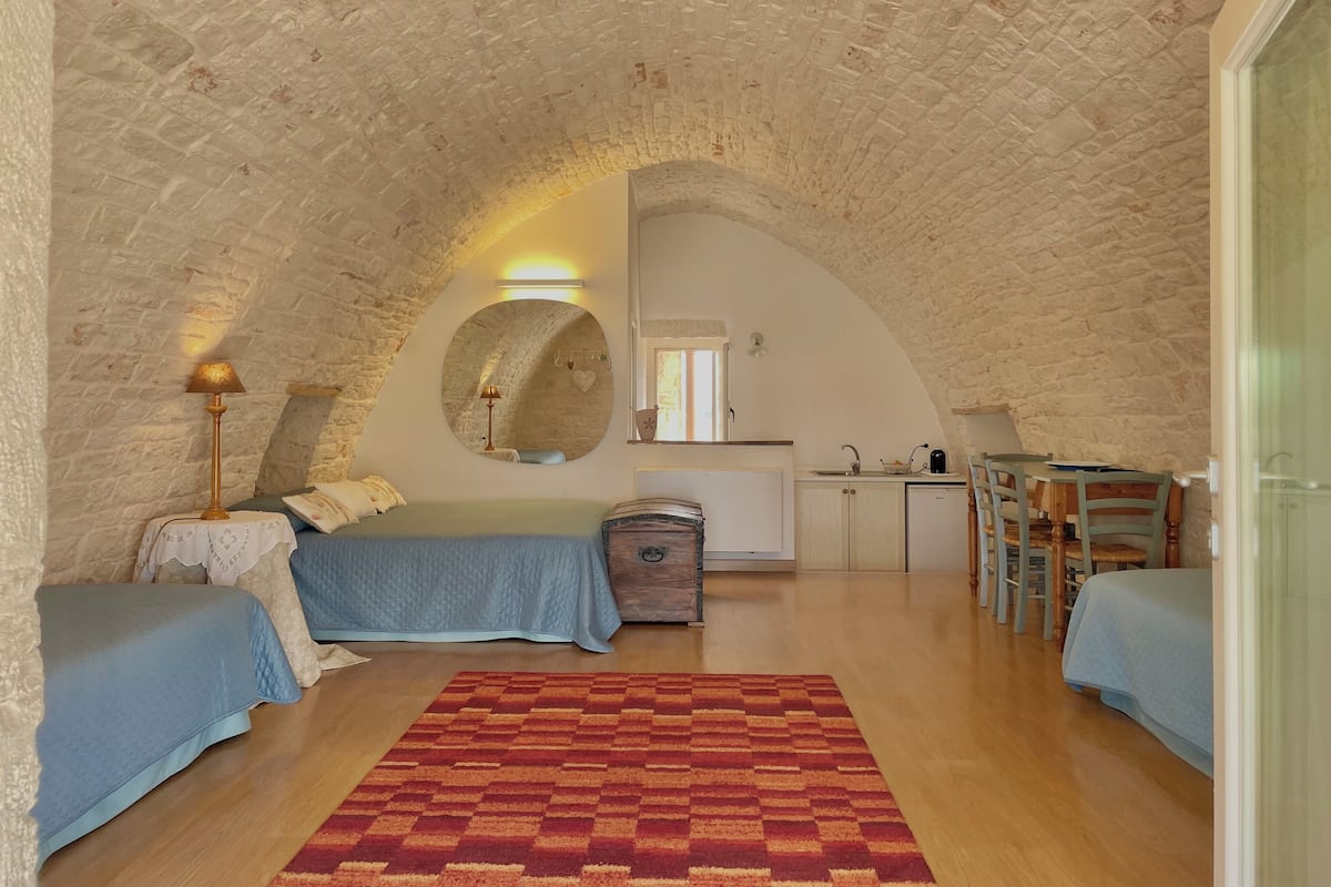 Comfort Quadruple Room, City View | Hypo-allergenic bedding, down duvets, free minibar, desk