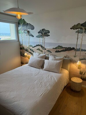 1 habitación, tabla de planchar con plancha, wifi y ropa de cama