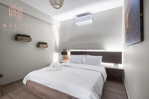 2 slaapkamers, een strijkplank/strijkijzer, babybedden (toeslag)