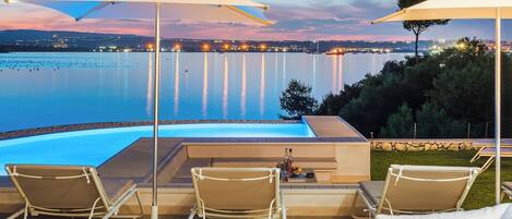 Una piscina climatizada