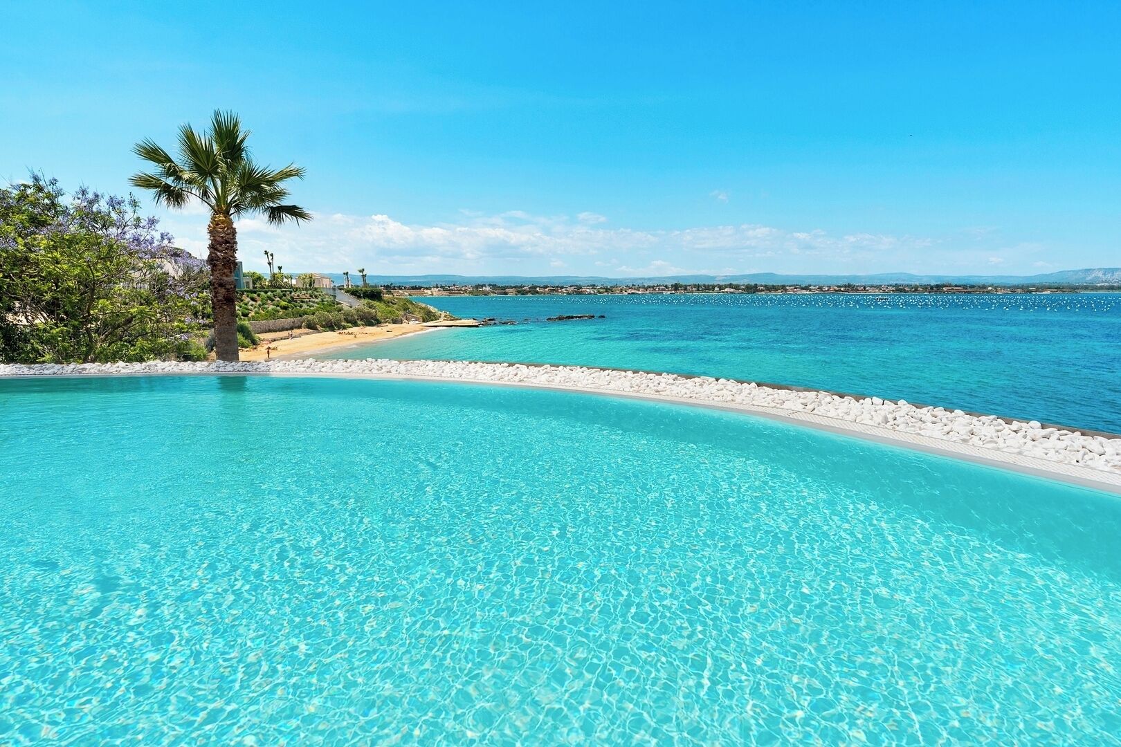 Una piscina riscaldata