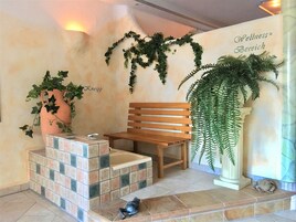 Un sauna, baño turco