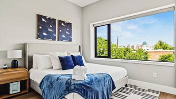 2 bedrooms, iron/ironing board, travel crib, WiFi