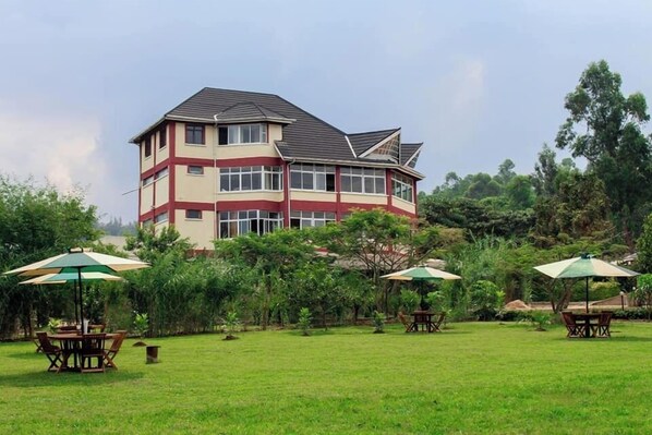 Voorkant van accommodatie