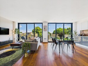 Executive Apartment, Balcony | Individually decorated, individually furnished, desk, laptop workspace