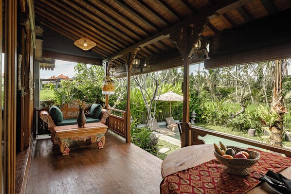 Terrace/patio - Kubu Cemcem Mesari Private Villas (Ubud)