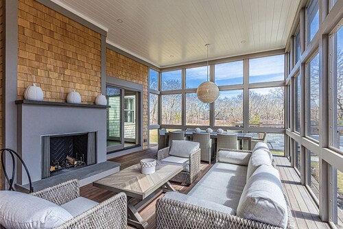Brand New Spacious Luxury Home on Edgartown Great Pond with Pool and Spa