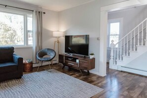 Smart-tv och böcker
