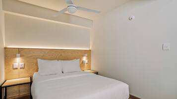 Basic Suite | 1 bedroom, down duvets, memory-foam beds, iron/ironing board