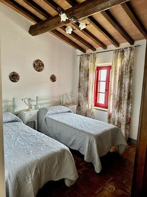 3 bedrooms, iron/ironing board, travel cot, WiFi