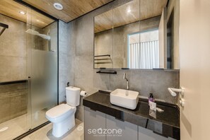 Basic Apartment | Bathroom - Nwts - Studios With Side sea View in Maceio II (Maceió)